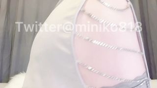 【69堂精品在线视频】核弹来袭！超顶推特新晋逆天颜值爆乳尤物▌可可幂▌高端灰丝名媛炮机冲毁神鲍 极致感受美妙快感潮吹倾泻而出