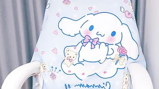 【69堂精品】萌妹两个振动棒双管齐下肛塞情趣尾巴塞入01