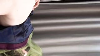 【69堂免费视频】喜欢COS的女友带着绿色的头发勾引我