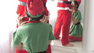 【69堂午夜视频】圣诞体验装的女友被轮奸