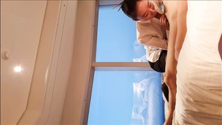 【69堂午夜视频】独特角度偷拍爆操空姐女友，摁在床边后入抽插